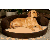 Cabela's Ortho Bolster Dog Bed - Chocolate 'Dark Brown' (SMALL)