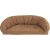 Cabela's Semicircle Memory-Foam Dog Beds - Saddle 'Brown' (SMALL)