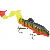 Suick Lures Shack Attack Curly Sue - White