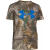 Under Armour Youth Camo Graphic Short-Sleeve Tee Shirt - Rtxt Blue Jet (MEDIUM)