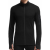 Icebreaker Men's Compass Long-Sleeve Zip Jacket - Black/Black (LARGE)